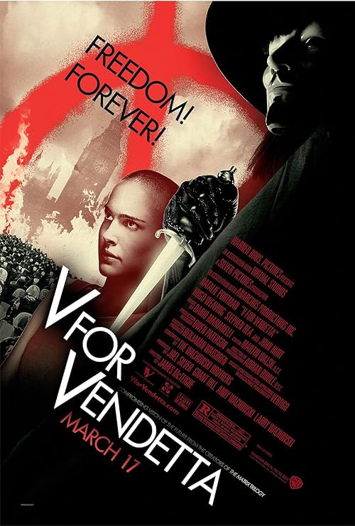 V for Vendetta movie poster