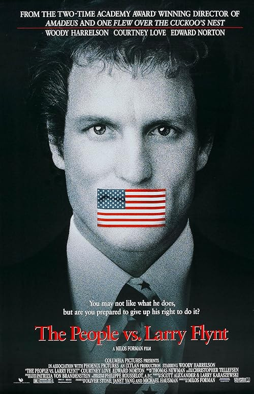 The People vs. Larry Flynt movie poster